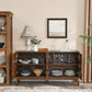 60.5 Mid Century Modern Sideboard Buffet Cabinet With Storage, TV Media Console Table, Storage Cabinet With 4 Doors   Adjustable Shelves For Kitchen Dining Living Room Bedroom Entryway, Walnut