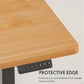 Electric Standing Desk Whole Piece Adjustable Height Desk Home Office Computer Workstation Sit Stand Up Desk