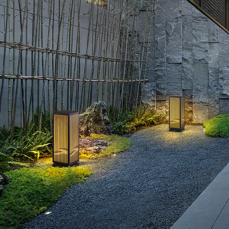New Chinese-style Outdoor Waterproof Courtyard Lawn Floor Lamp