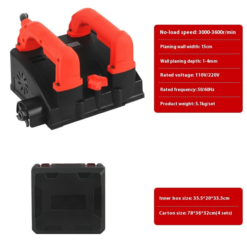 Electric Wall Planing Machine Shovel Wall Wall Shovel Ash Machine Automatic Wall Grinding Machine Dust-free Scraping Putty Powder Spraying Wall Cleaning Artifact