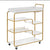 6-Tier Bar Cart, Slide Bar Serving Cart, Retro Style Wine Cart For Kitchen, Beverage Cart With Wine Rack And Glass Holder, Rolling Drink Trolley For Living Room, Dining Room