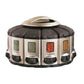 Automatic scale measuring spice box