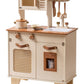ROBOTIME Wooden Play Kitchen With Pretend Ice Cube Dispenser For  Toddler Age 3