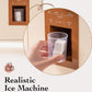 ROBOTIME Wooden Play Kitchen With Pretend Ice Cube Dispenser For  Toddler Age 3