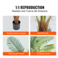 Artificial Palm Tree, 4 FT Tall Faux Plant, Secure PE Material & Anti-Tip Tilt Protection Low-Maintenance Plant, Lifelike Green Fake Tree For Home Office Warehouse Decor Indoor Outdoor