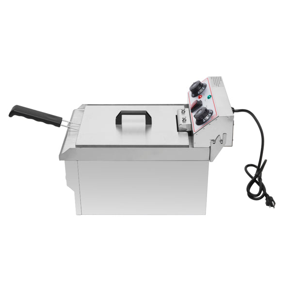 US EH101V-Electric Fryer Silver