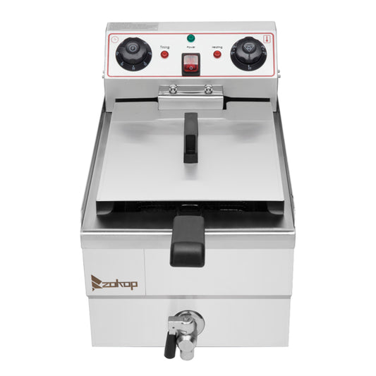 US EH101V-Electric Fryer Silver