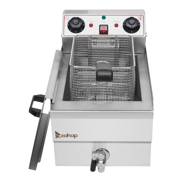 US EH101V-Electric Fryer Silver