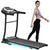 NEW Home Folding Treadmill With Pulse Sensor, 2.5 HP Quiet Brushless Motor , 7.5 MPH, 300LBS Weight Capacity Walking Jogging Machine With 3 Level Incline 12 Preset Programs For Home Gym