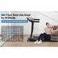 NEW Home Folding Treadmill With Pulse Sensor, 2.5 HP Quiet Brushless Motor , 7.5 MPH, 300LBS Weight Capacity Walking Jogging Machine With 3 Level Incline 12 Preset Programs For Home Gym