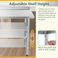 Stainless Steel Prep Table With Adjustable Undershelf And Galvanized Legs, Heavy-Duty Commercial Work Table For Kitchen, Home, Restaurant, And Hotel Use