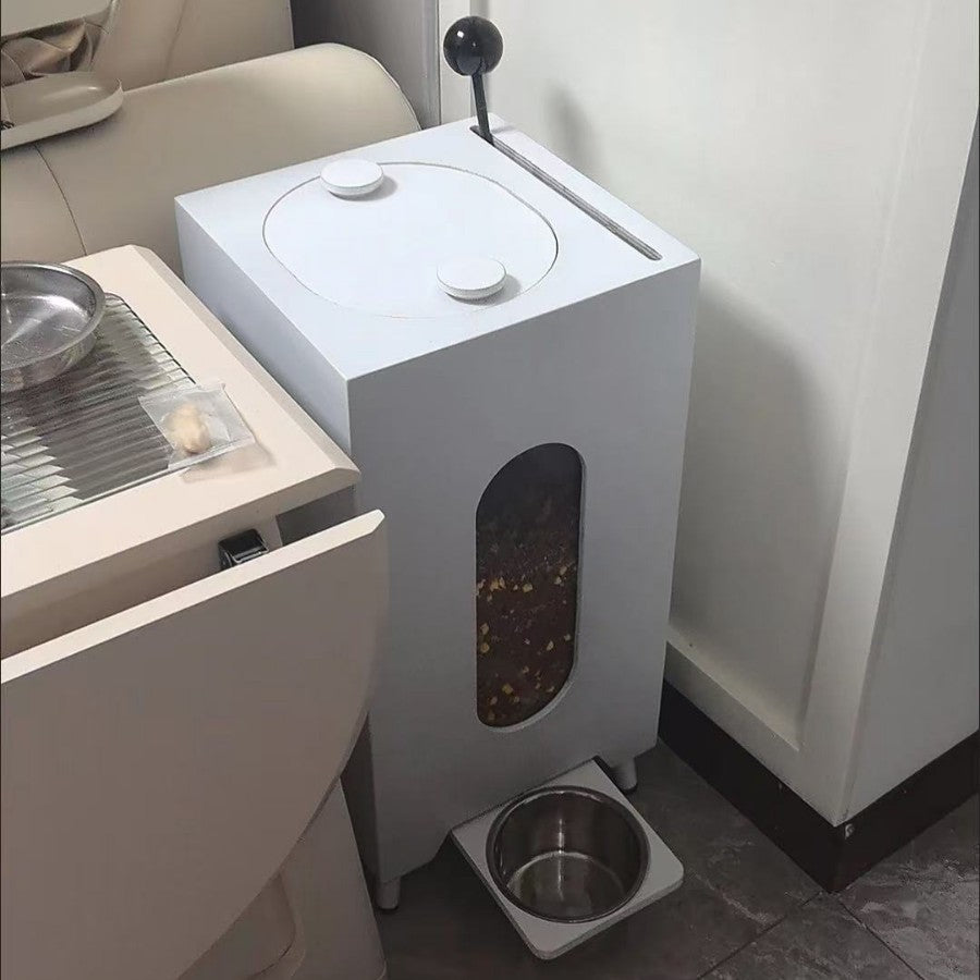 Wooden Pet Feeder Large Capacity