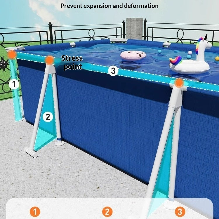 Home-use Children's Thickened Large Frame Swimming Pool