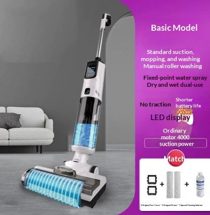 Floor Washing Machine With Mopping And Suction Three-in-one For Home Use