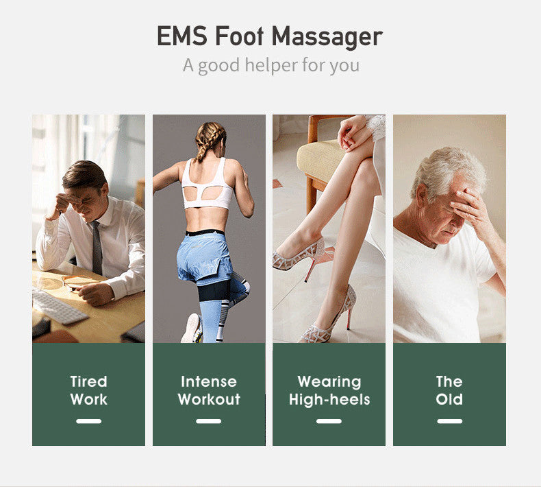 New product rechargeable wireless remote control leg massager