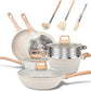 Household Kitchen Granite 21-piece Pot Set
