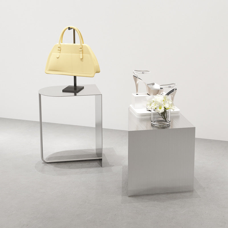 Display Cabinet Stainless Steel Shop Display Stand Exhibition Product Display Storage Stand