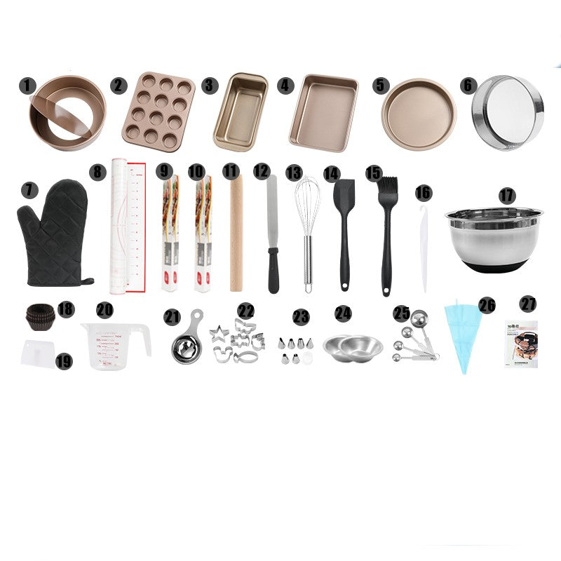Baking Tools Oven Cake Mold Pan Full Set Pizza Plate
