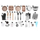 Baking Tools Oven Cake Mold Pan Full Set Pizza Plate