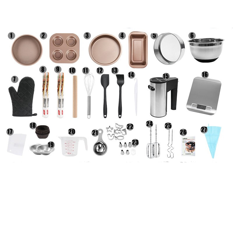 Baking Tools Oven Cake Mold Pan Full Set Pizza Plate