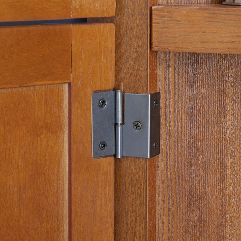 4-Tier 72 Corner Kitchen Pantry Storage Cabinet With 8 Doors Tall Storage Cabinet, Corner Cabinet And Adjustable Shelves, Home Farmhouse Bookshelf Cabinet For Bathroom, Living Room, Kitchen OAK