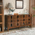 60.5 Mid Century Modern Sideboard Buffet Cabinet With Storage, TV Media Console Table, Storage Cabinet With 4 Doors   Adjustable Shelves For Kitchen Dining Living Room Bedroom Entryway, Walnut