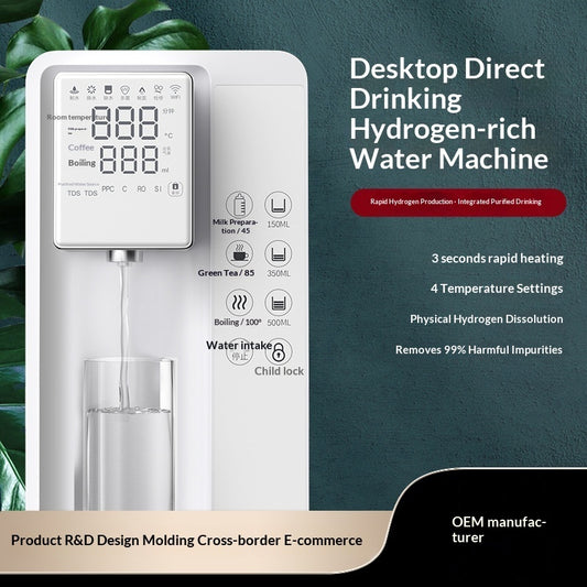 Hydrogen-rich Water Machine Electrolysis Home Use No Installation
