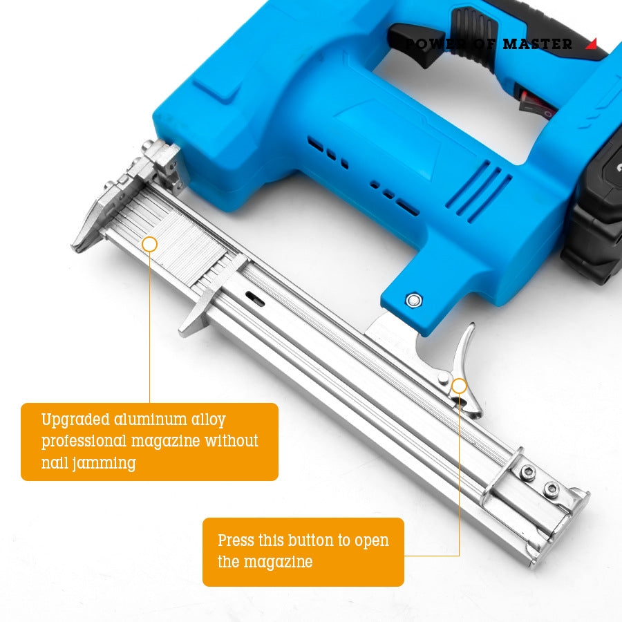 Wireless Lithium Battery Household Pneumatic Nail Gun No Nail Straight Nail Gun