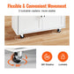Kitchen Island Cart With Solid Wood Top, Mobile Carts With Storage Cabinet, Rolling Kitchen Table With Spice Rack, Towel Rack, Drop Leaf And Drawer, Portable Islands On Wheels, White