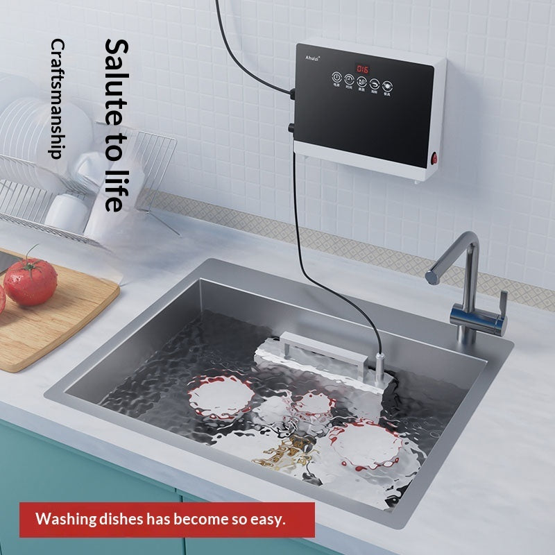 Automatic Dishwasher For Home Use Compact Countertop Model With Ultrasonic Technology