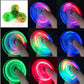 Luminous LED Light Fidget Spinner Hand Top Spinners Glow In Dark Light EDC Figet Spiner Finger Stress Relief Toys