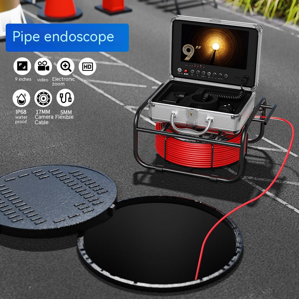 Stainless Steel Probe Underwater Pipe Endoscope Plug Detector