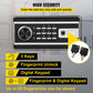 Safe Box, 2.1 CU.FT Fingerprint Safe Box For Money  2 Keys & Digital Keypad, Q235 Steel Safe Box For Storing Cash, Jewelry, Pistols, Documents, Watches In Home & Office & Hotel