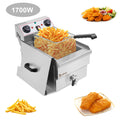 US EH101V-Electric Fryer Silver