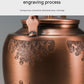 Copper Boiling Water Manual Mechanism Antique Tea Brewing Pot