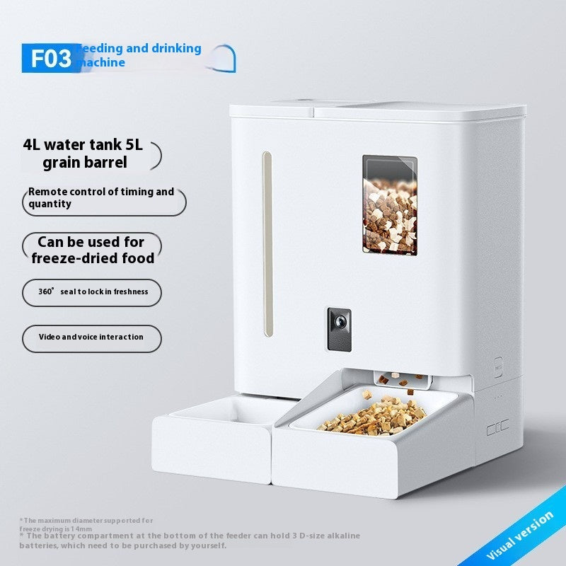 Wireless Smart Video Automatic Pet Feeder