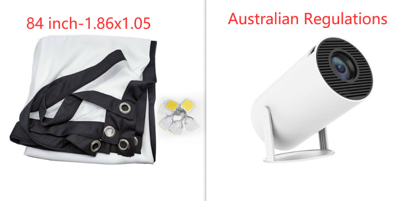 Portable Projector Small Straight Projector For Home Use 180 Degrees Projection Angle Automatic Focus Home Video Projector