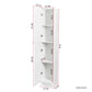 Freestanding Cabinet With Inadjustable Shelves And Two Doors For Kitchen, Dining Room, White