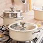 Stainless Steel 304 Double Bottom Pot Ceramic Paint Soup Pot