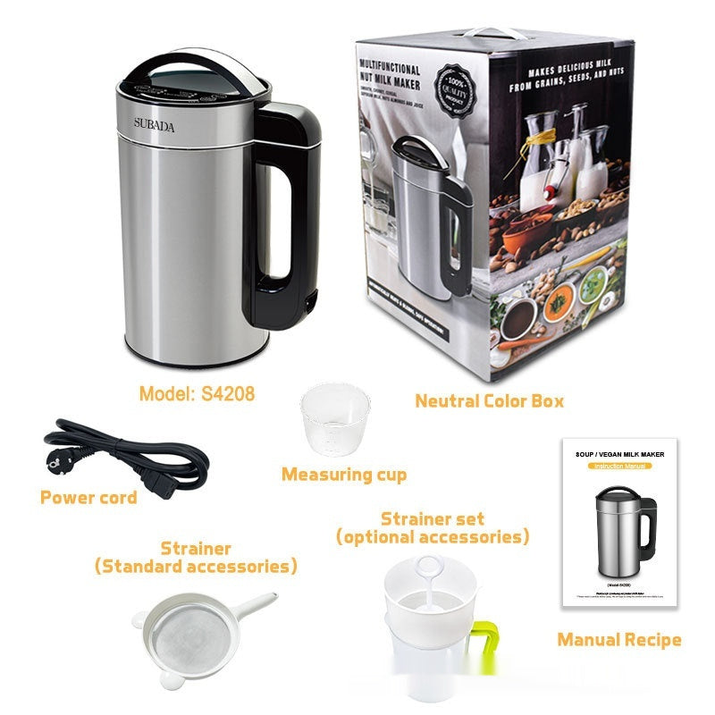 Fully Automatic Soybean Milk Machine Fruit Cytoderm Breaking Machine Stainless Steel