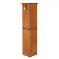 4-Tier 72 Corner Kitchen Pantry Storage Cabinet With 8 Doors Tall Storage Cabinet, Corner Cabinet And Adjustable Shelves, Home Farmhouse Bookshelf Cabinet For Bathroom, Living Room, Kitchen OAK