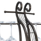 Cello Shape Wine Bakers Rack, Freestanding Wine Rack With Storage Bottle, Wine Storage Home Bar For Liquor And Wine, Organizer For Kitchen, Dining Room