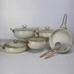 Household Fashion Gangyan Marble Non-stick Pot Set