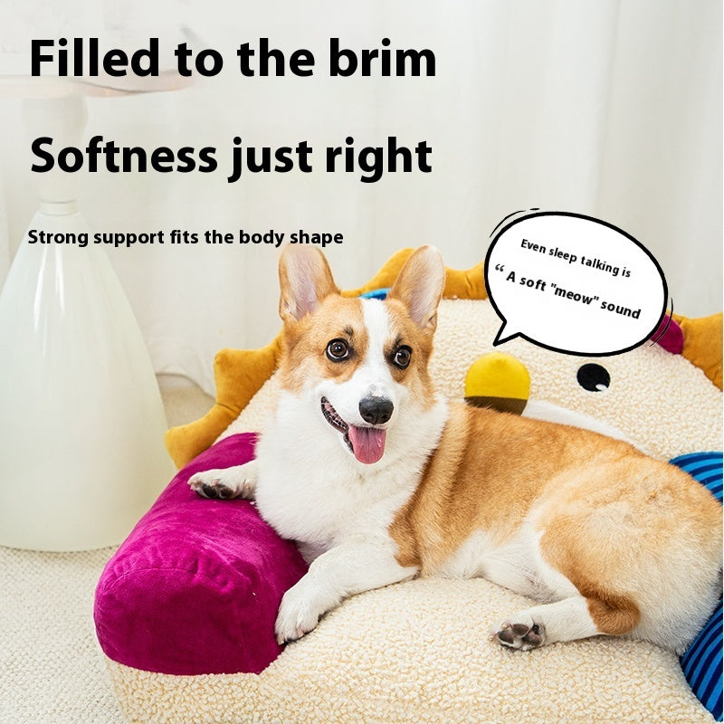 Small And Medium-sized Dogs In Pet Kennels Can Use Removable And Washable Bedding Pads