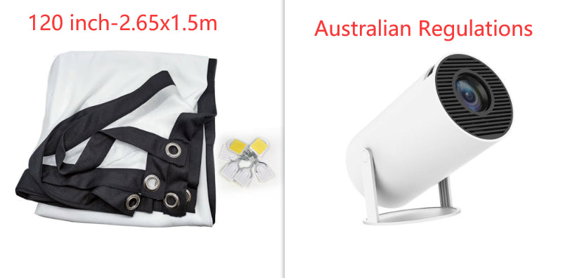 Portable Projector Small Straight Projector For Home Use 180 Degrees Projection Angle Automatic Focus Home Video Projector