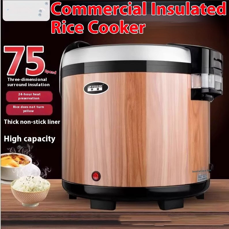 Insulated Rice Barrel 24-hour Electric Heating Commercial Use