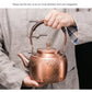 Copper Boiling Water Manual Mechanism Antique Tea Brewing Pot