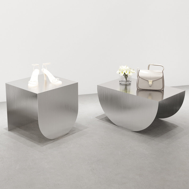 Display Cabinet Stainless Steel Shop Display Stand Exhibition Product Display Storage Stand