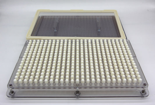 Factory Direct Supply 400 Holes Transparent Capsules Infill Panel Capsules Filling Board Capsule Artifact With Baffle 0001