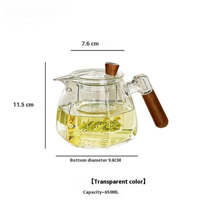 Household High Temperature Resistant Glass Teapot Set